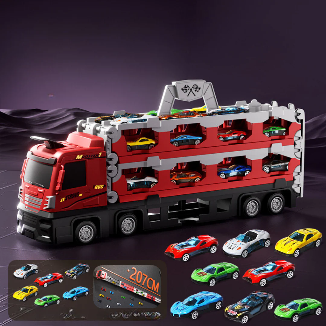 2-in-1 Foldable Truck Race Track - Image 3