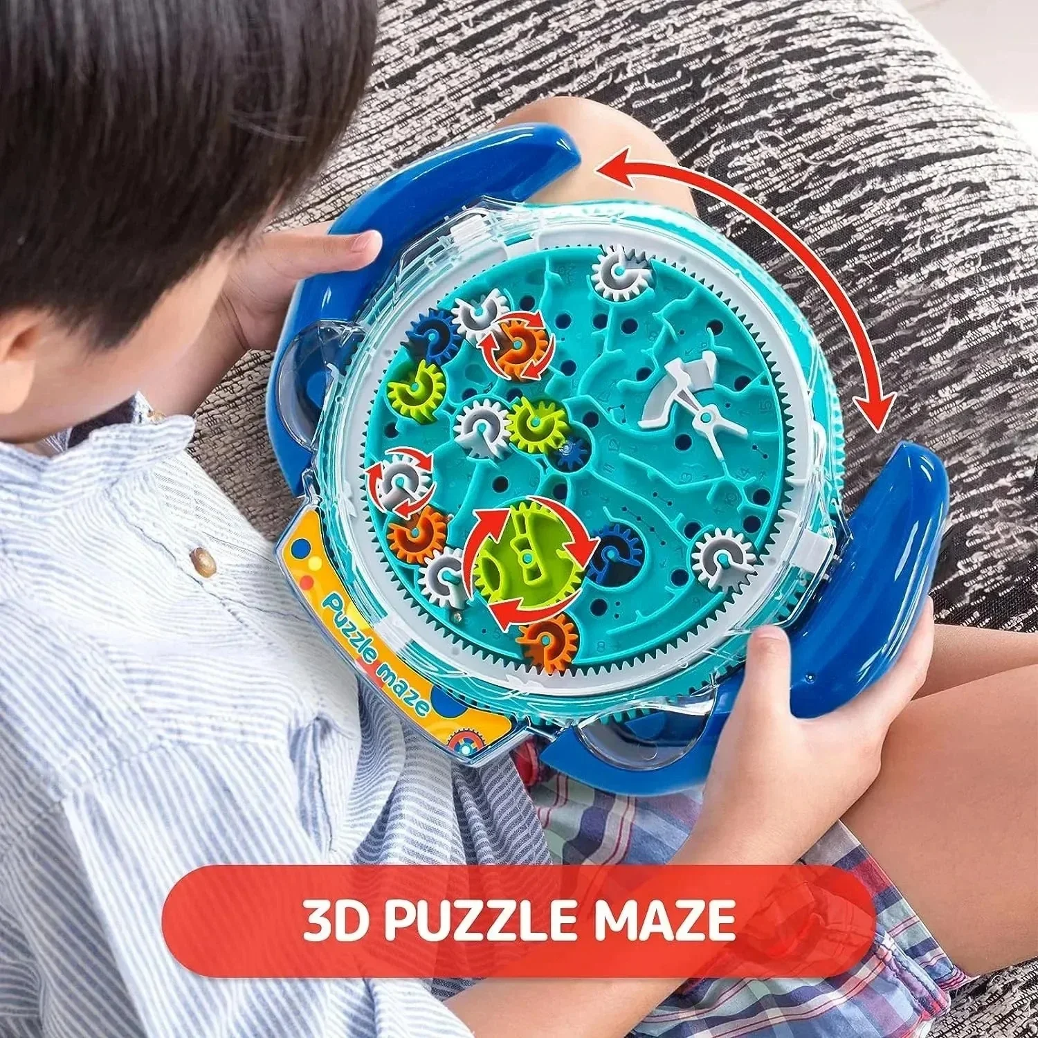 3D ball maze wheel – skill and learning game - Image 2