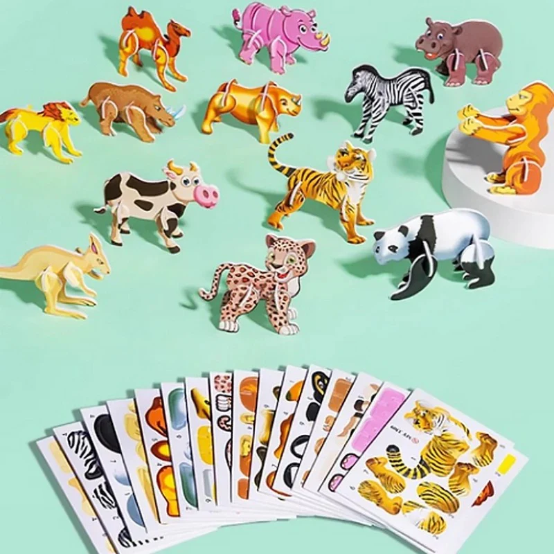 3D cartoon puzzle set for children - Image 10