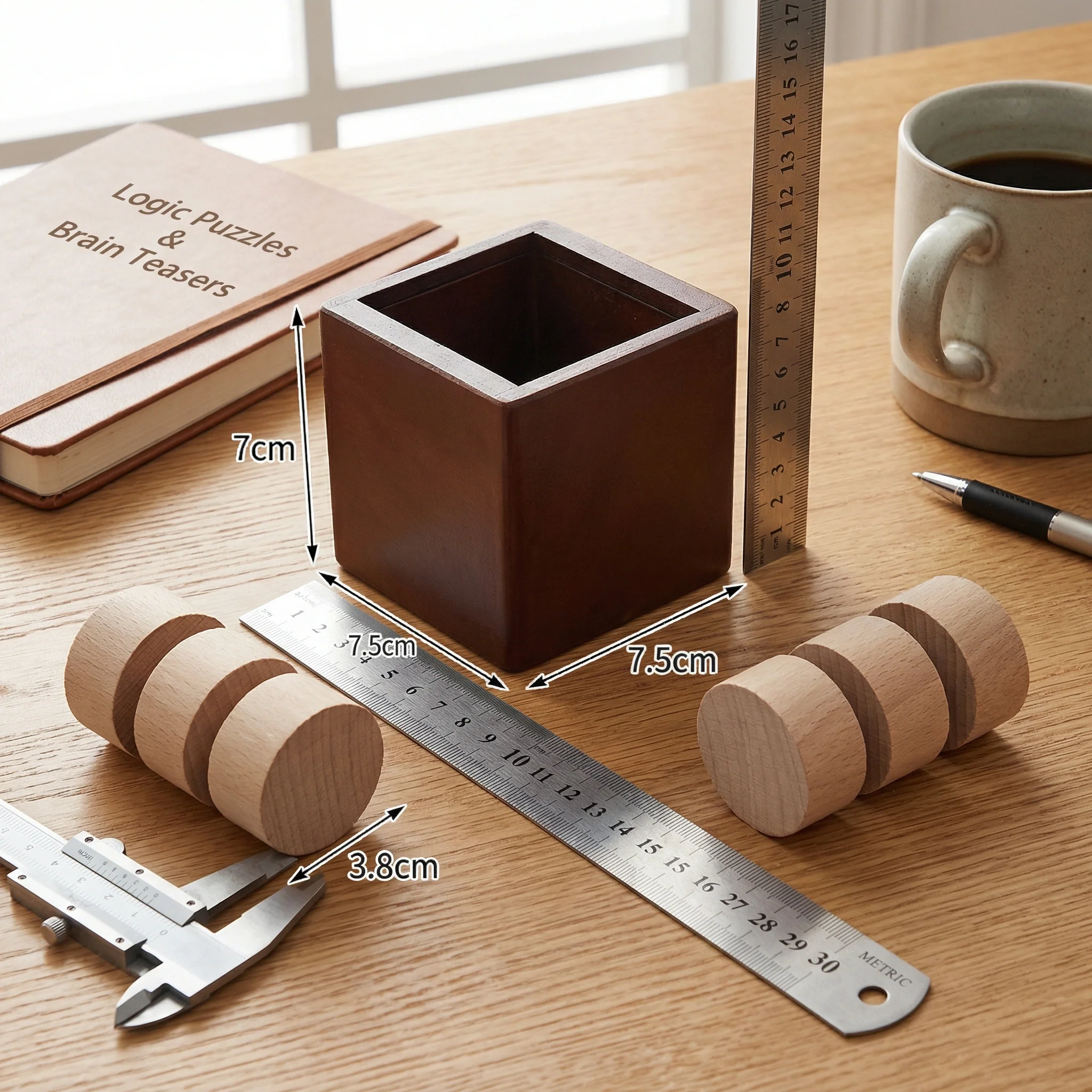 3D Wooden Logic Puzzle & Shape Challenge - Image 13