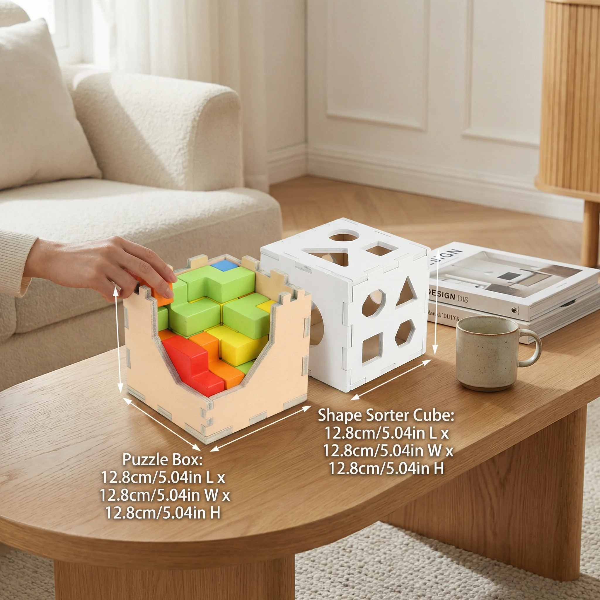 3D Wooden Logic Puzzle & Shape Challenge - Image 5