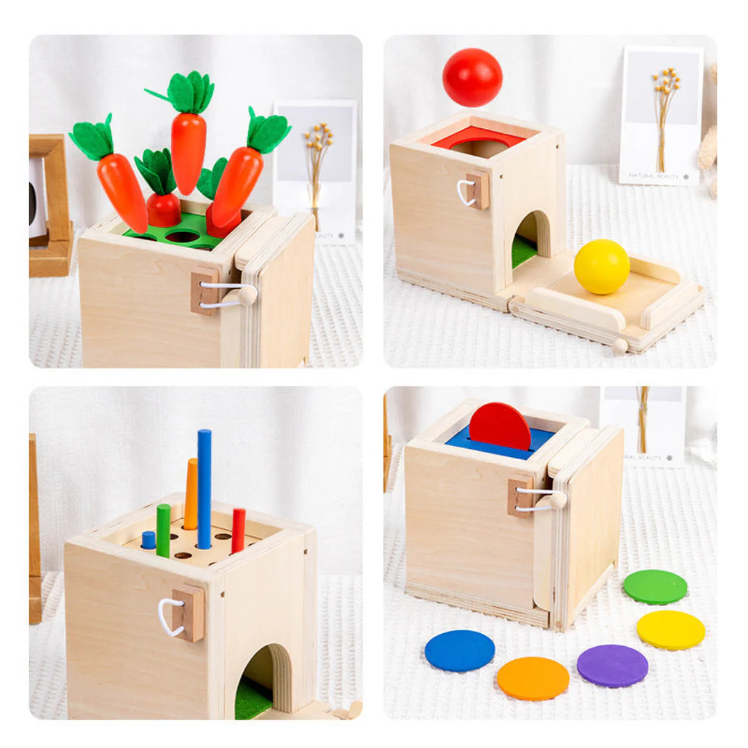 5in1 Montessori Learning Toy Set Made of Wood - Image 8