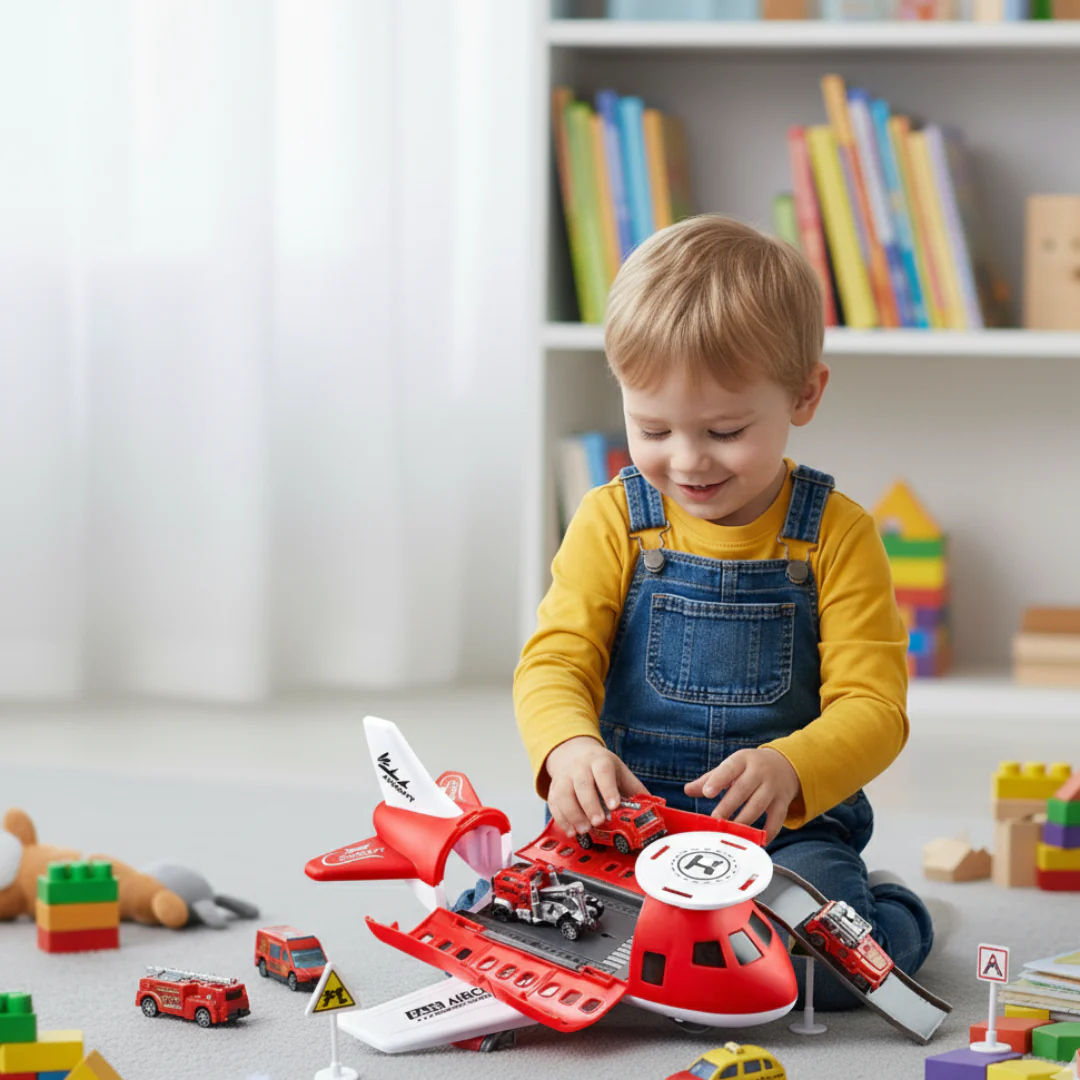 Aircraft and Vehicle Play Set - Image 2