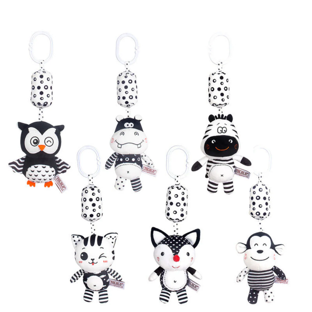 Baby Rattle Stuffed Animals for Cribs and Strollers - Image 5