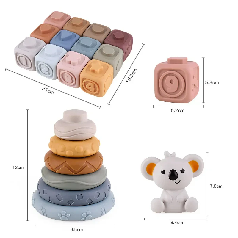 Baby Sensory Stacking Blocks - Image 3