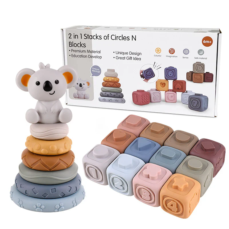 Baby Sensory Stacking Blocks - Image 8