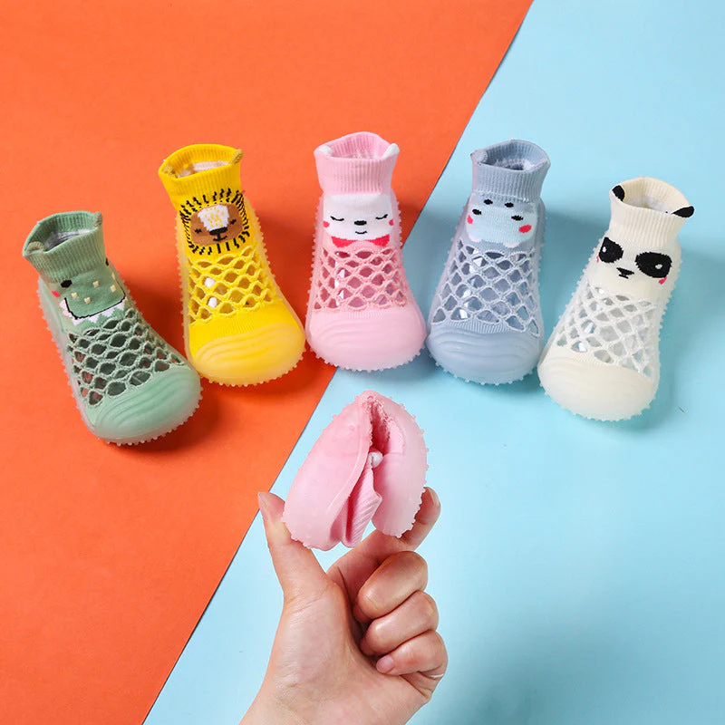 Barefoot Sock Shoes For Babies in Animal Design - Image 4