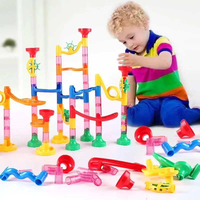 Building Block Marble Run Columns Playset - Image 4