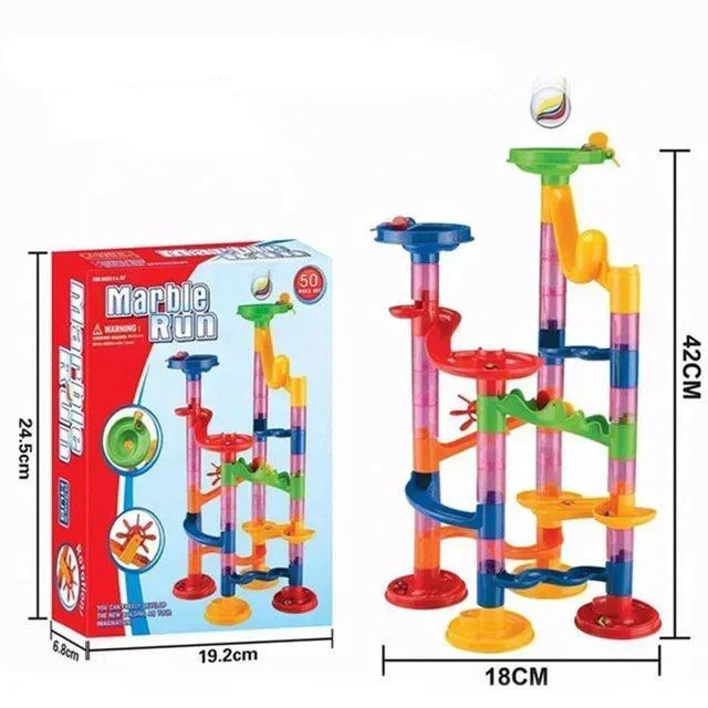 Building Block Marble Run Columns Playset - Image 6
