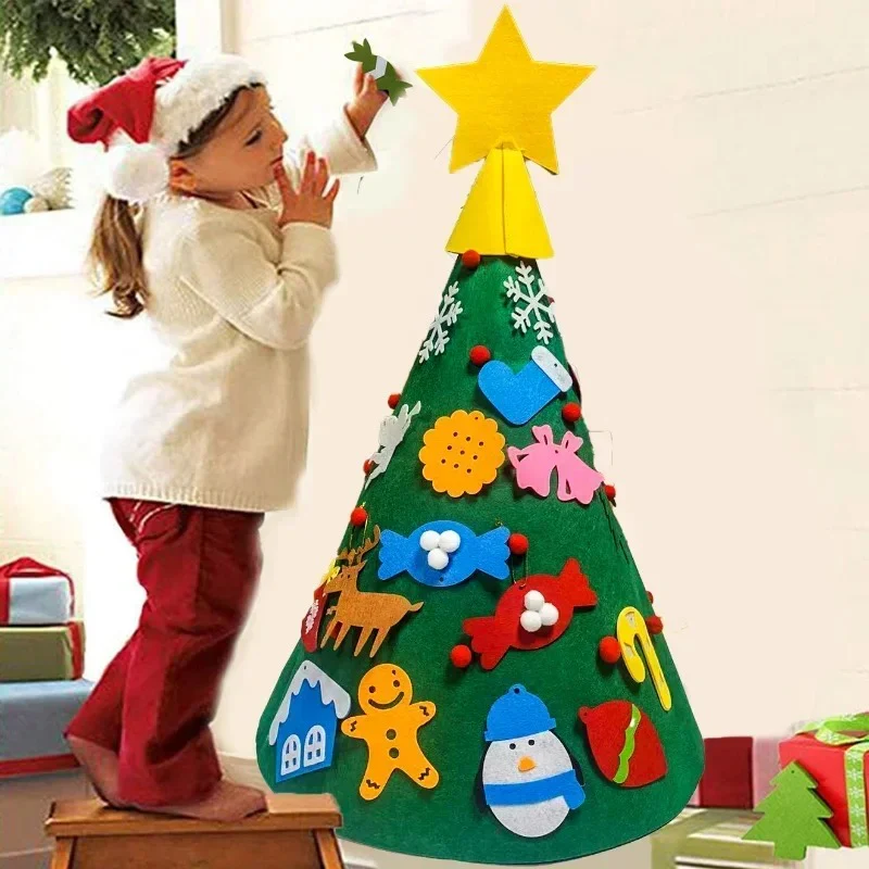 ChristmasFelt - Montessori 3D Felt Christmas Tree - Image 2