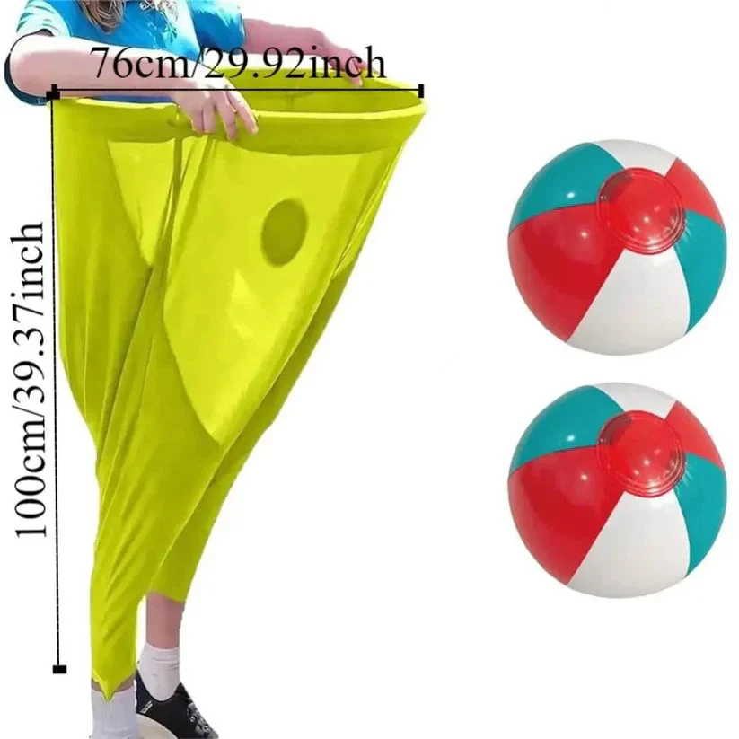 Clown trousers - catching ball family game - Image 3