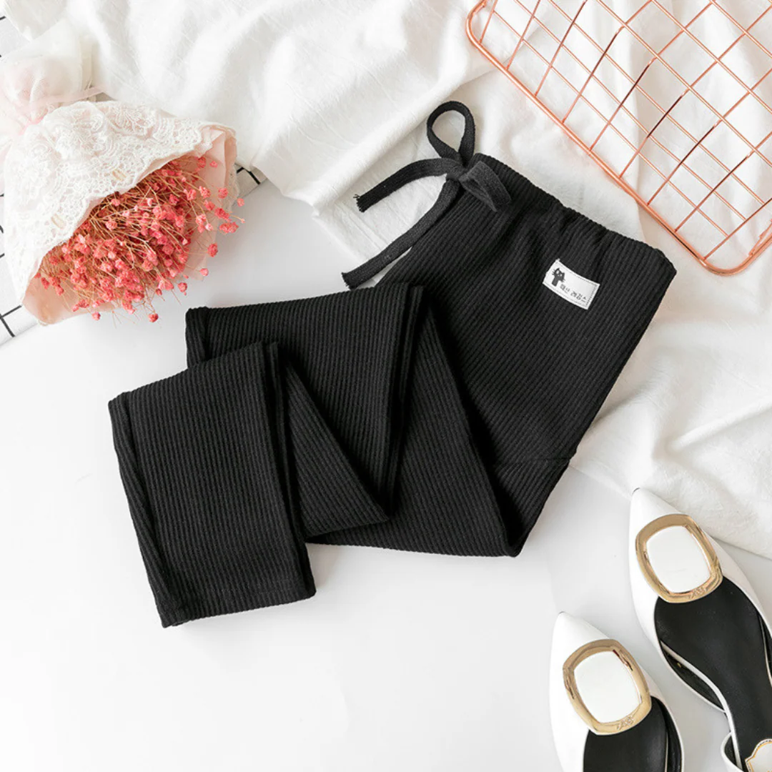 Cozy Maternity Leggings in Jogging Pants Style - Image 5