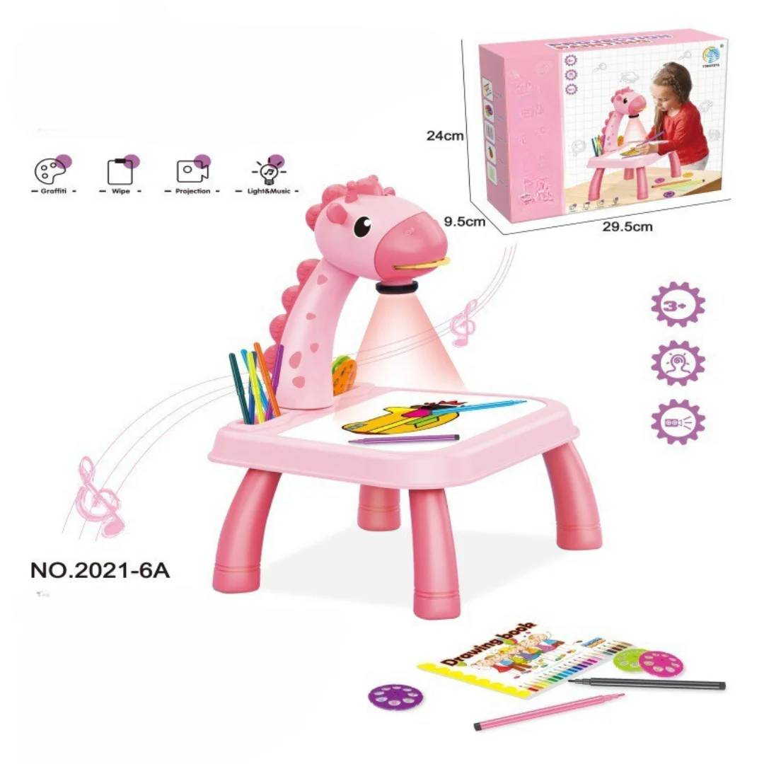 Creative Drawing Desk with Projector - Image 3