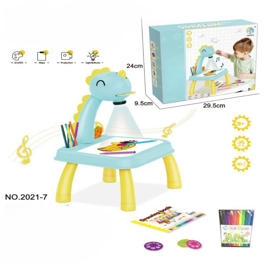 Creative Drawing Desk with Projector - Image 4