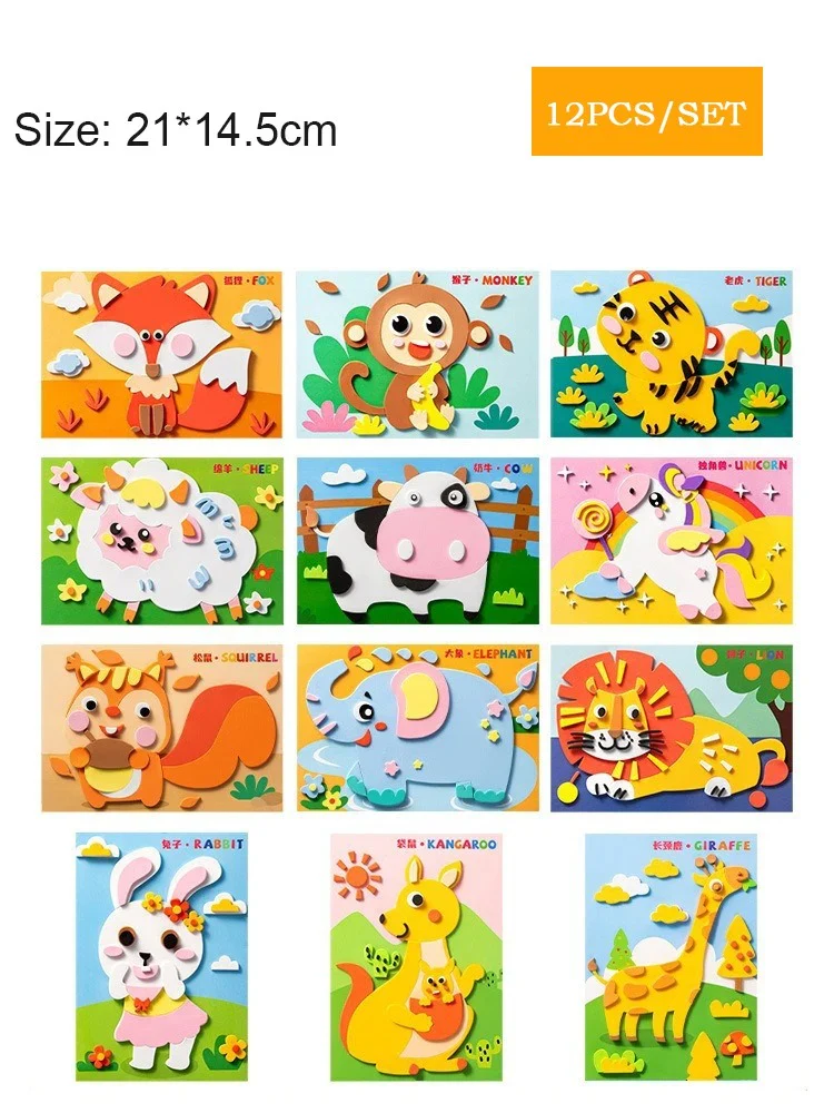 Creative sticker craft set for children - Image 4