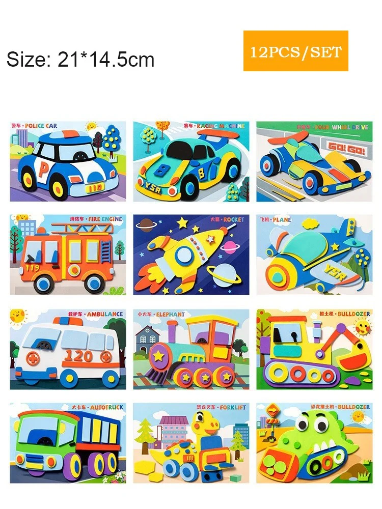 Creative sticker craft set for children - Image 6