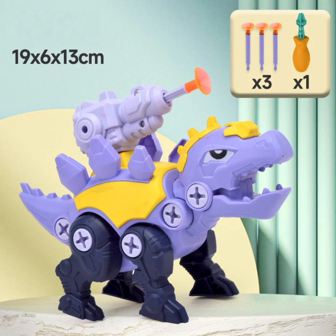 Dinosaur Screw Set with Suction Cup Cannon - Image 10