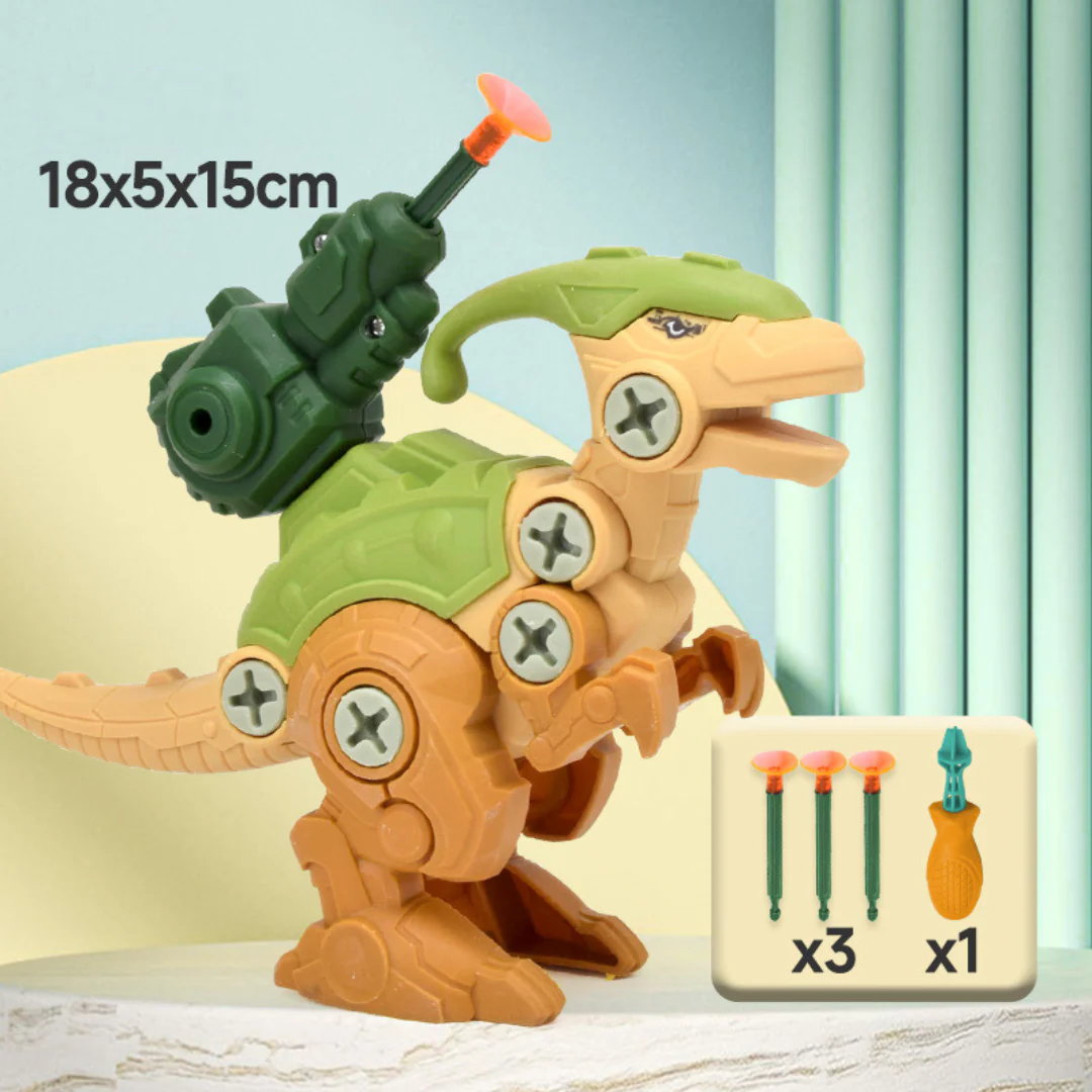 Dinosaur Screw Set with Suction Cup Cannon - Image 7