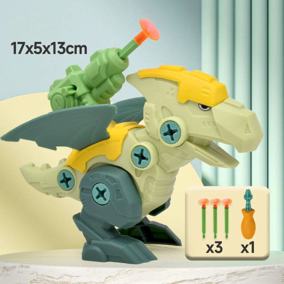 Dinosaur Screw Set with Suction Cup Cannon - Image 8