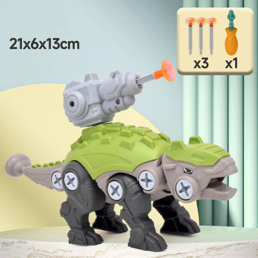 Dinosaur Screw Set with Suction Cup Cannon - Image 9
