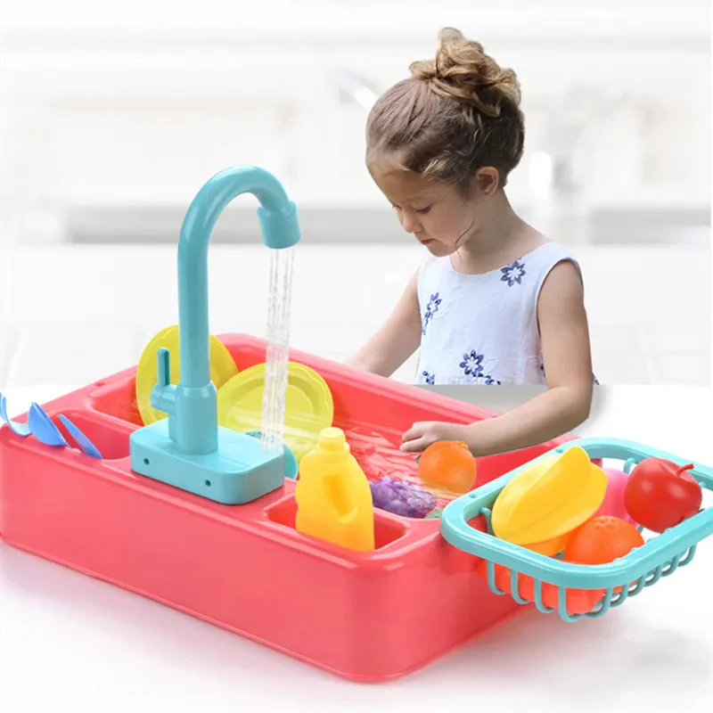 Dishwashing Sink Toy with Running Water - Image 2