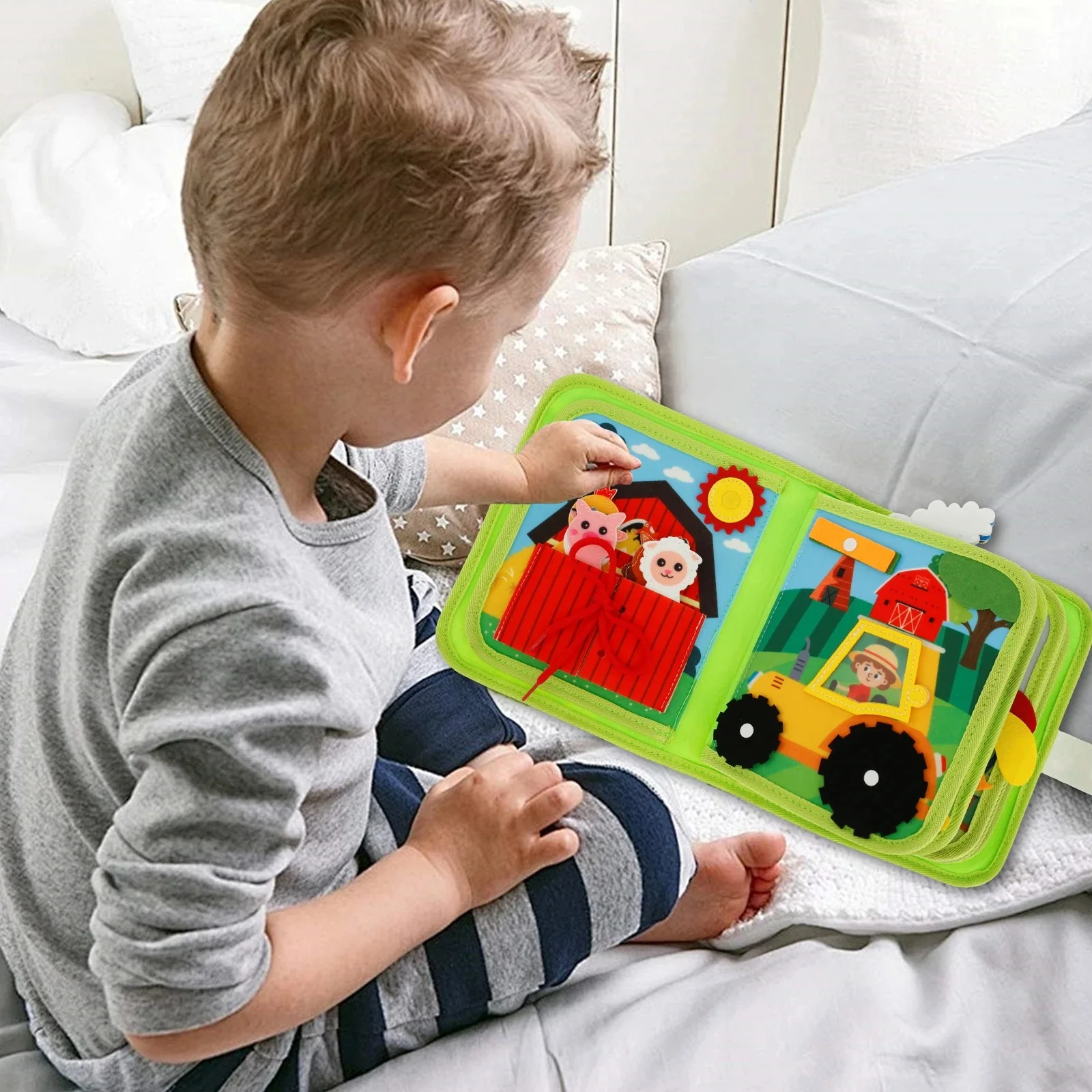 Educational Montessori Farm Story Book - Image 3
