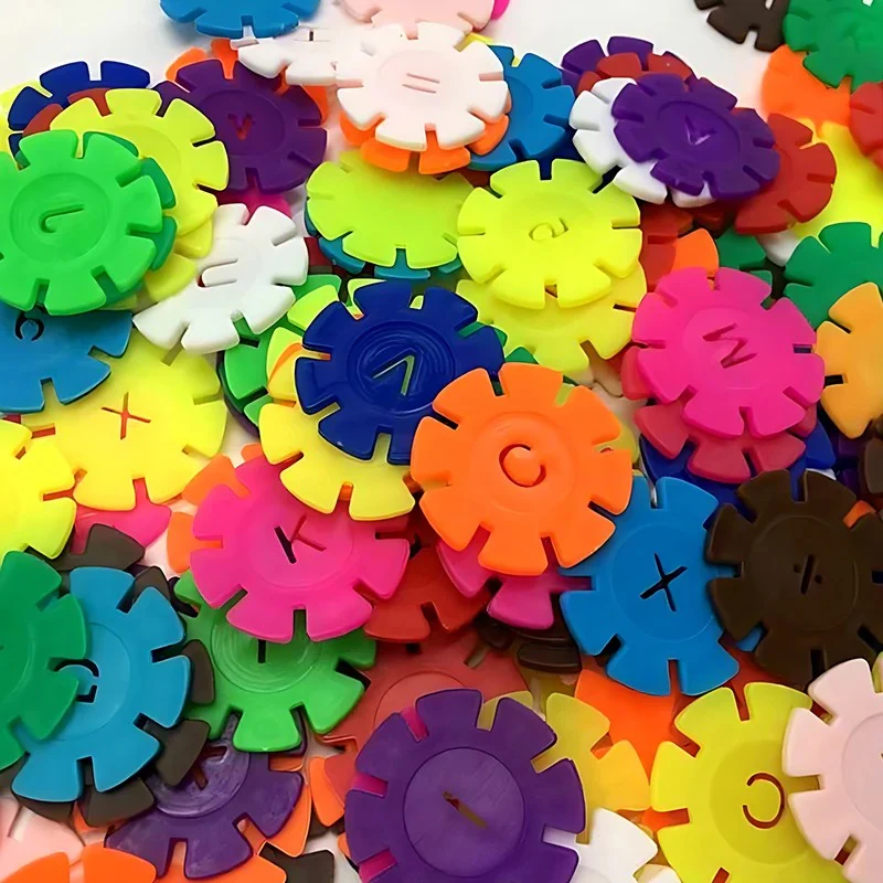 Flake-shaped Montessori Building Blocks - Image 4