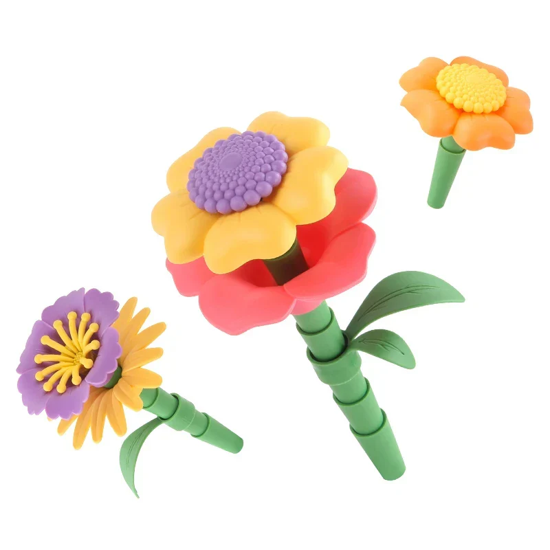 Flower Building Blocks Set - Image 4