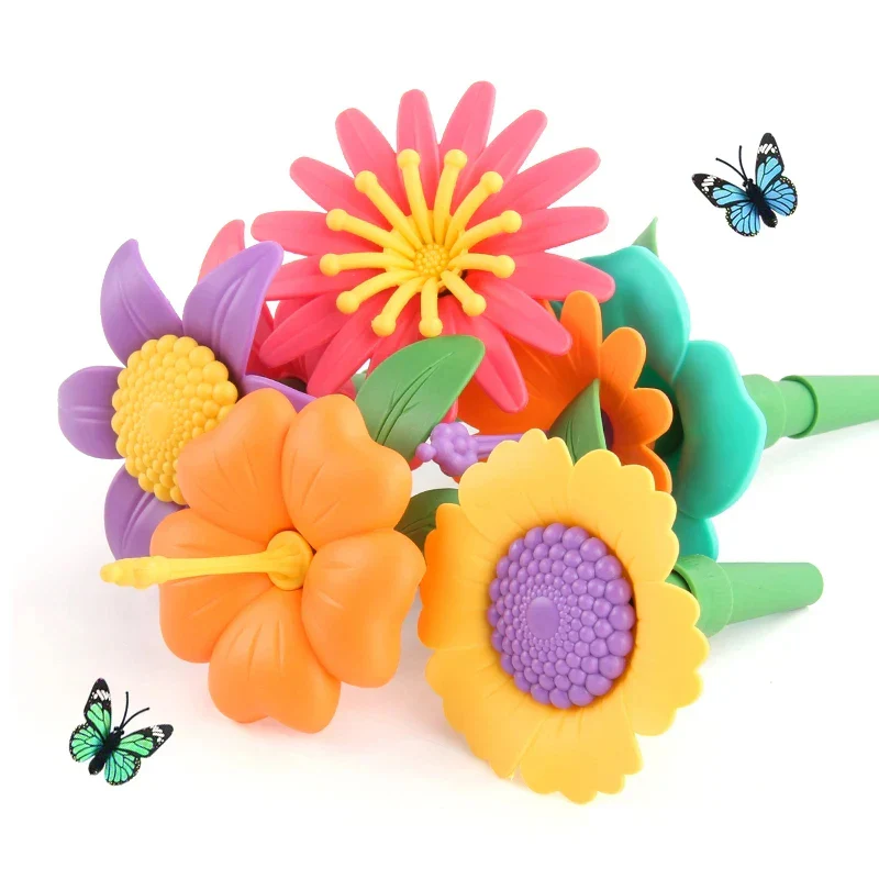 Flower Building Blocks Set - Image 5