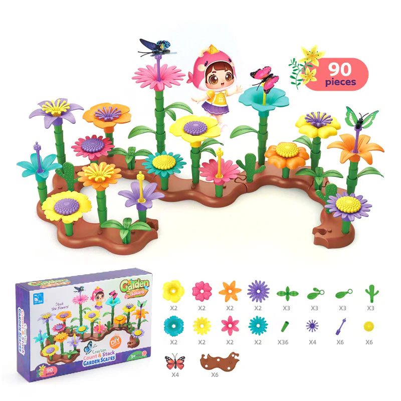 Flower Building Blocks Set - Image 8