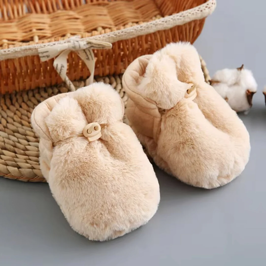 Fluffy sock shoes for babies - Image 7