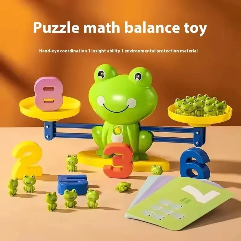 Fun & Educational Frog Balance Math Toy - Image 2