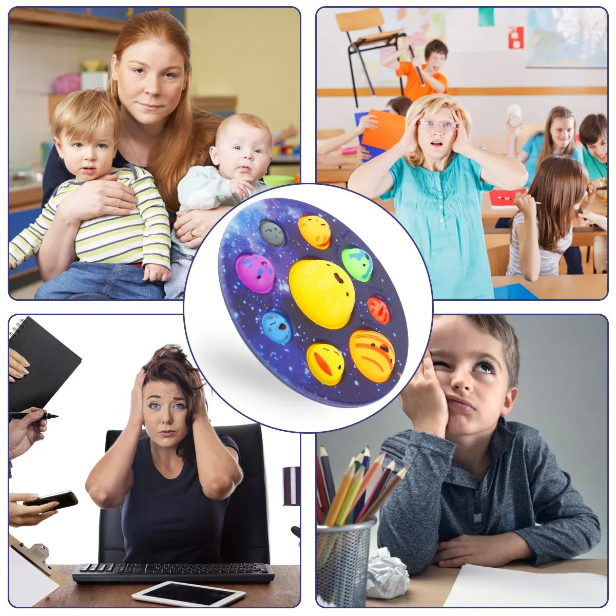 Galaxy Bubble Pop – Space-Themed Sensory Toy - Image 3