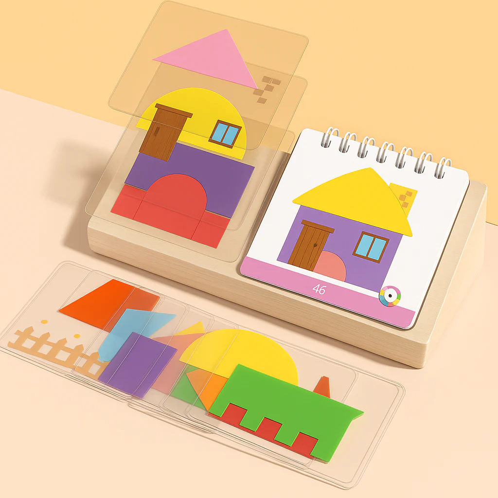 Geometric colours and shapes puzzle game – promotes logical thinking! - Image 2