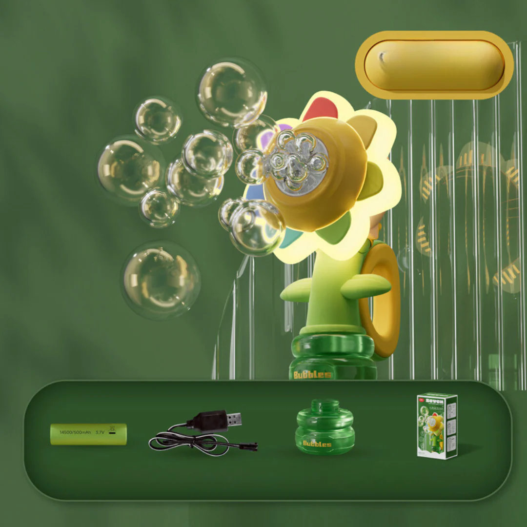 Head Shaking Bubble Flower Kids Toy - Image 6