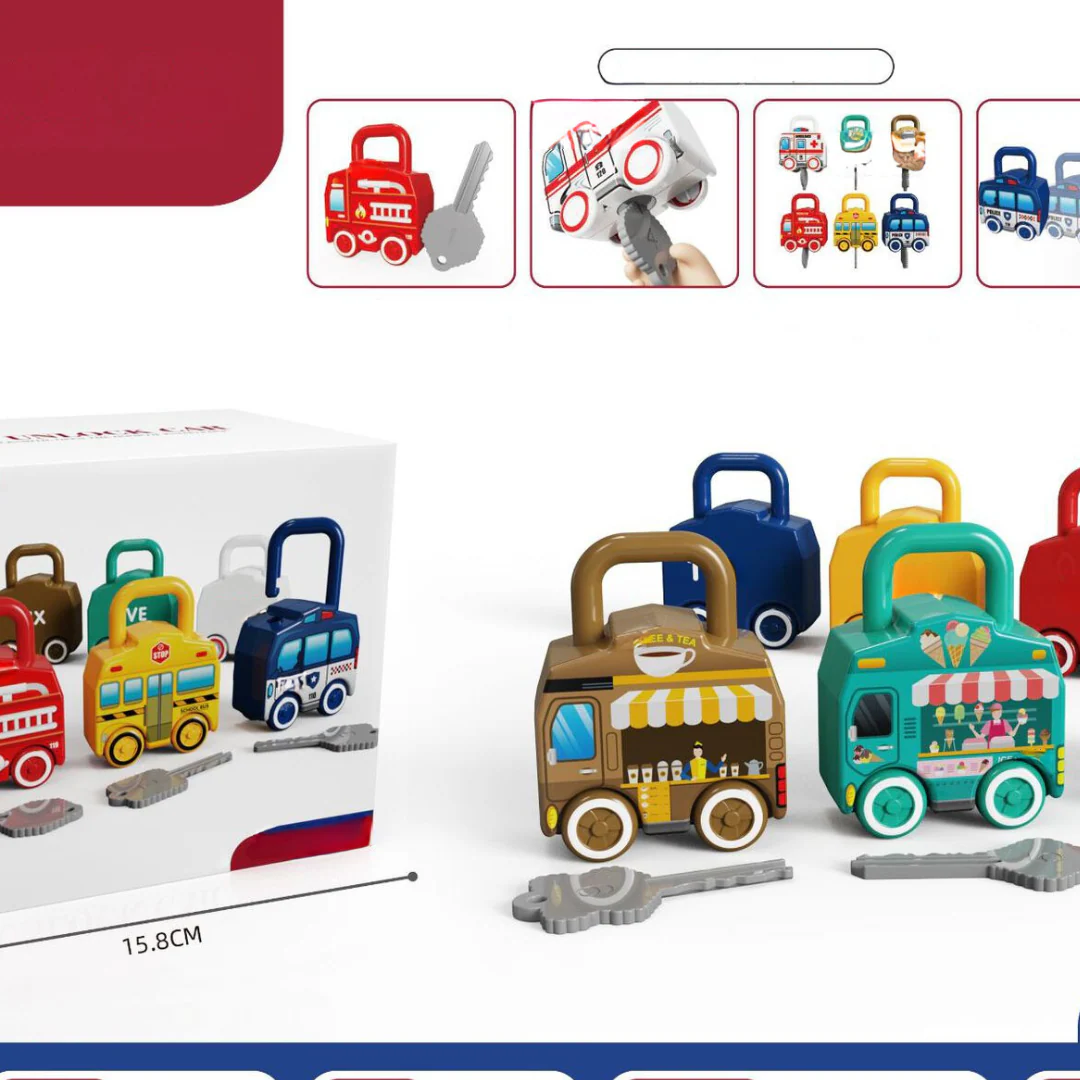 InteractiveLocks - Montessori Learning Toy with Interactive Locks - Image 5