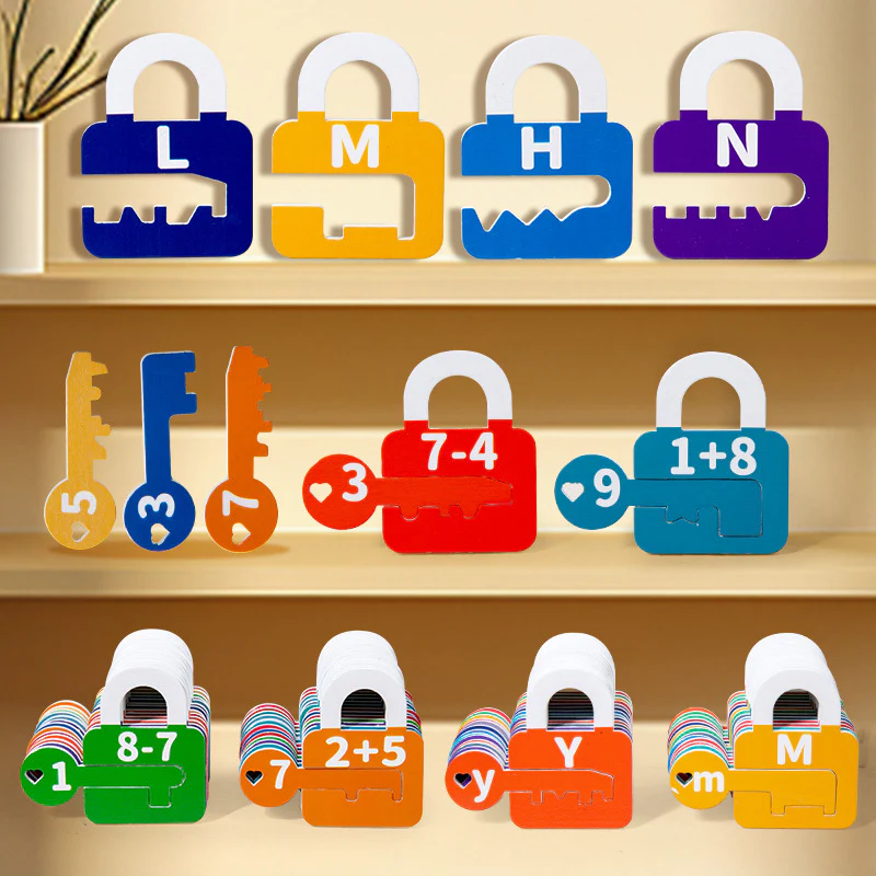 Letters and Maths Locks and Keys Educational Game - Image 2
