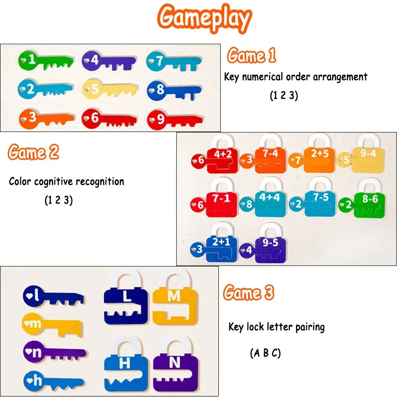 Letters and Maths Locks and Keys Educational Game - Image 4