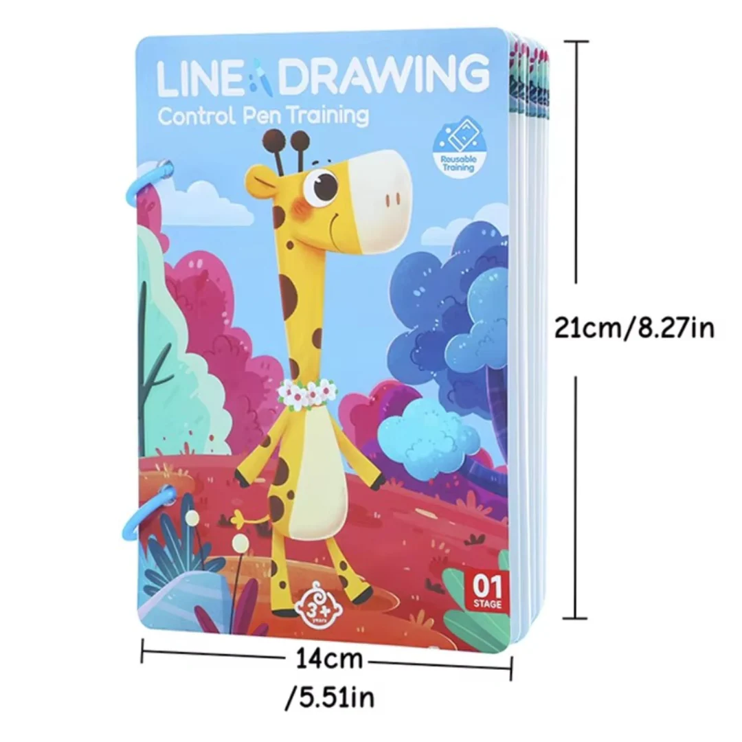 Line Drawing - Pen Control Training Book for Kids - Image 2