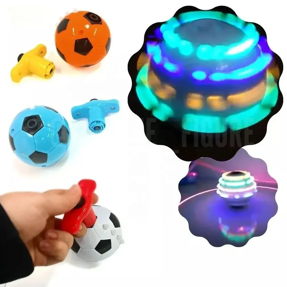 Luminous LED football spinning top Toy - Image 4