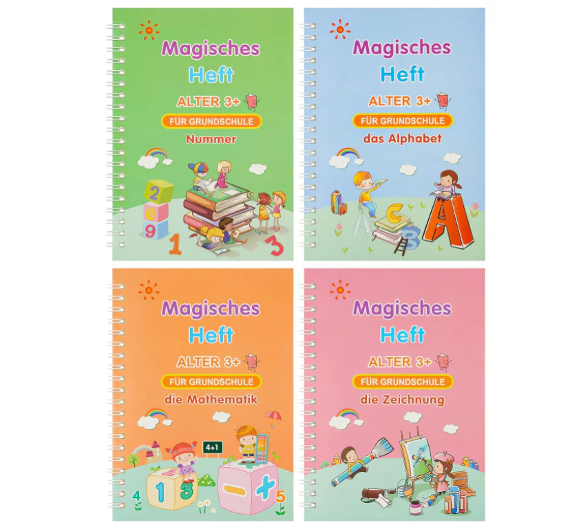 Magic Practice Notebooks (Set of 4 Notebooks) - Image 5