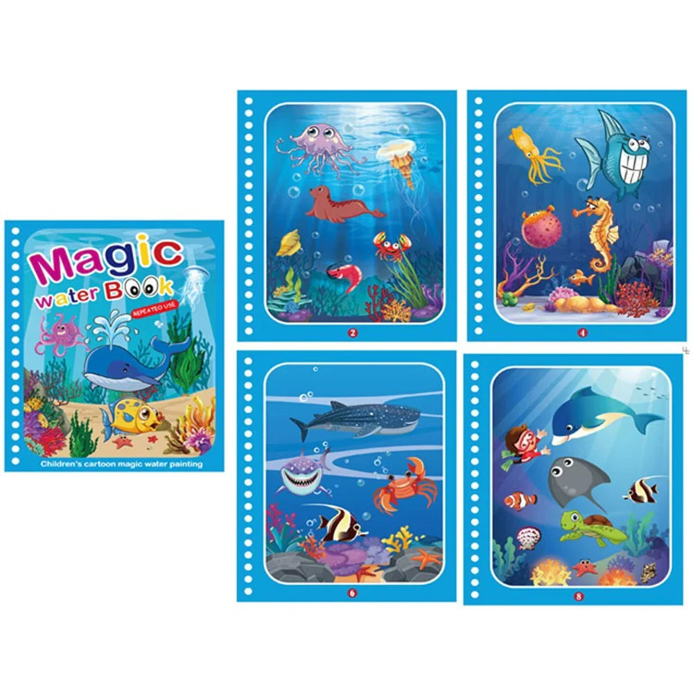Magic Water Coloring Book – Discover Hidden Drawings - Image 7