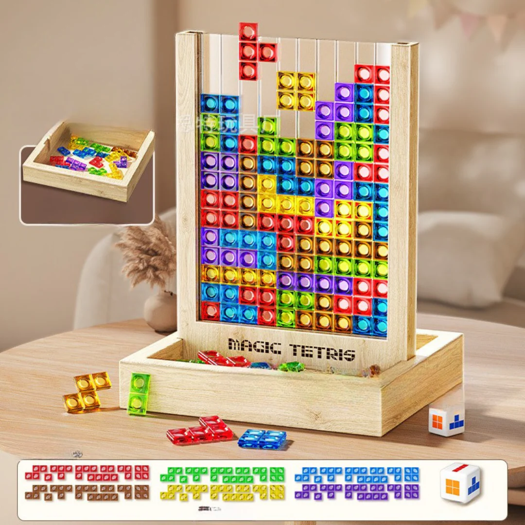 Magic Wooden Tetris Game - Image 6