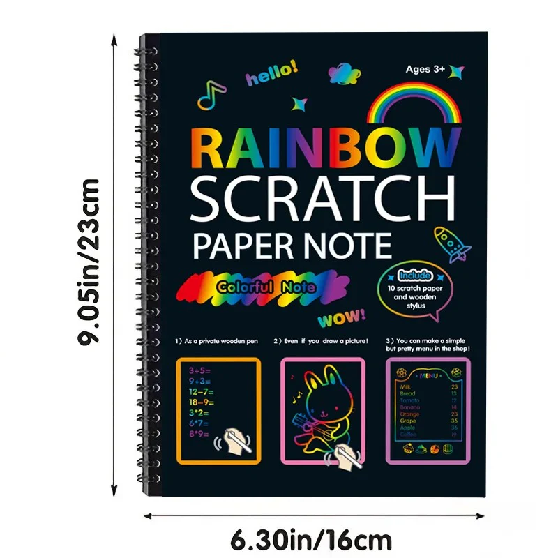 Magical Rainbow Scratch Paper - Image 5
