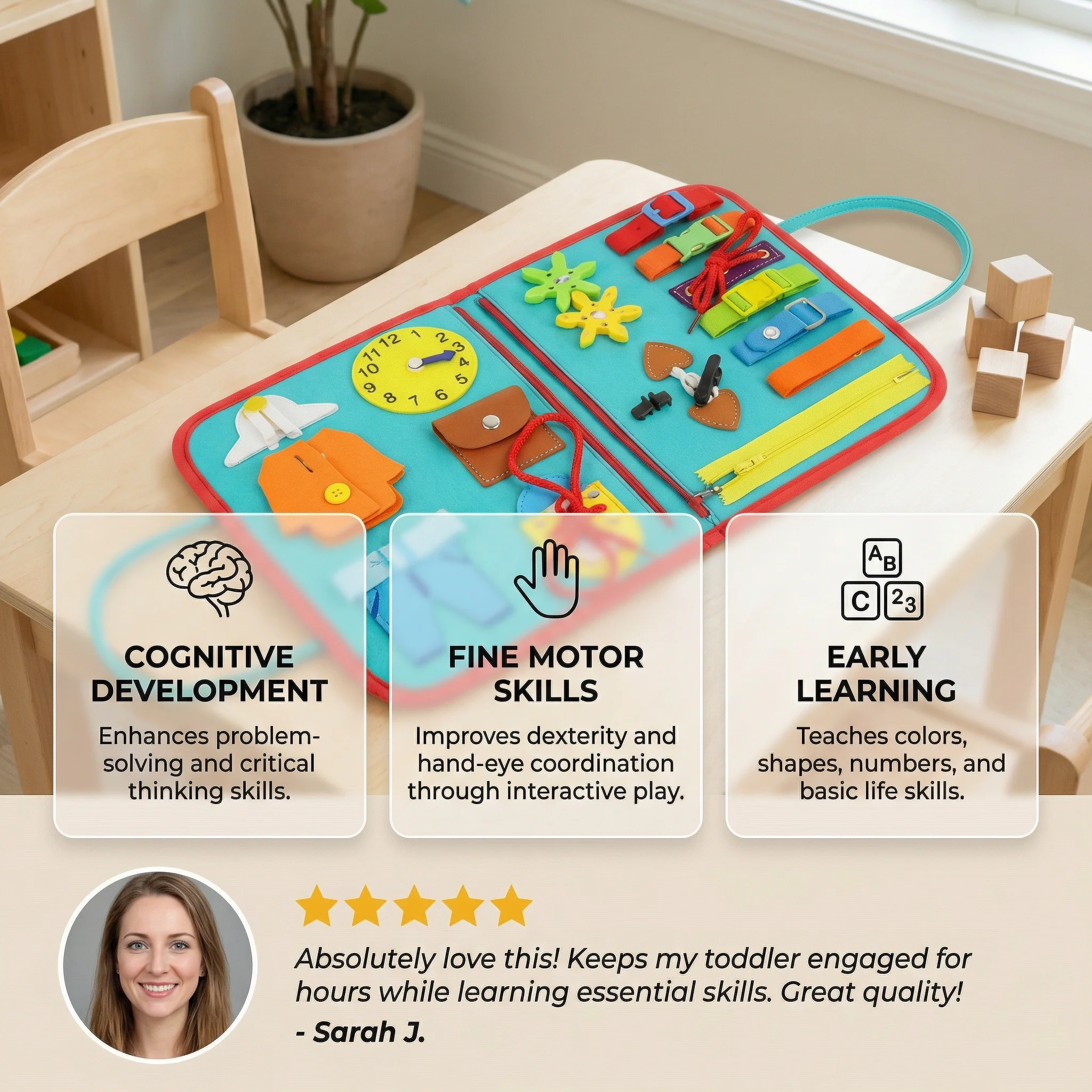 MagicBook - Montessori Sensory Toy - Image 2