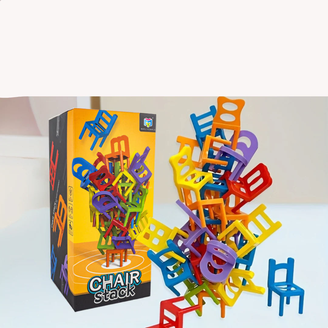 Montessori Chair Stacking Game - Image 3