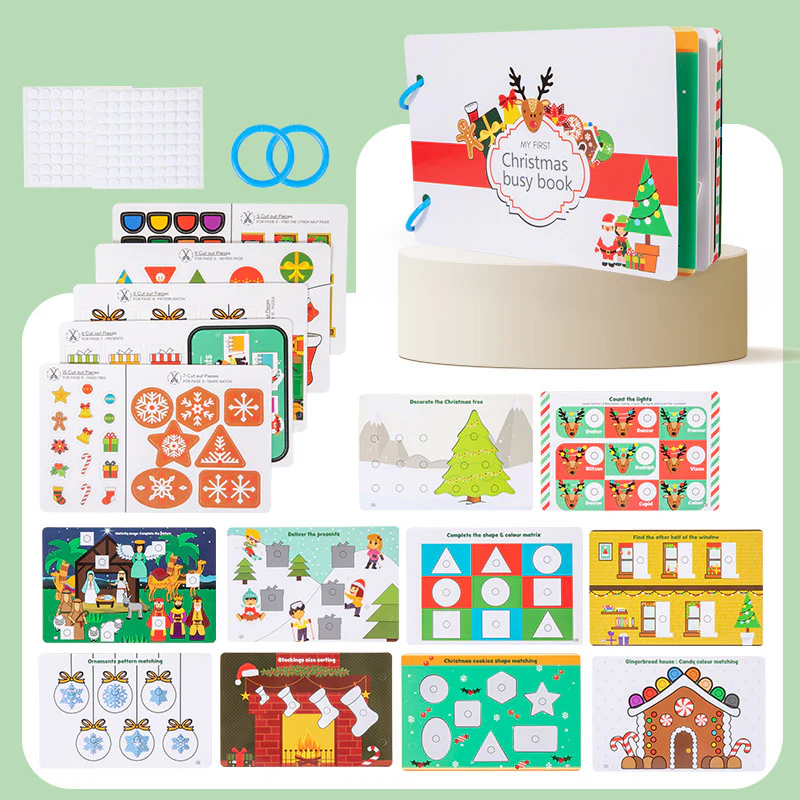 Montessori Christmas Busy Book - Image 4