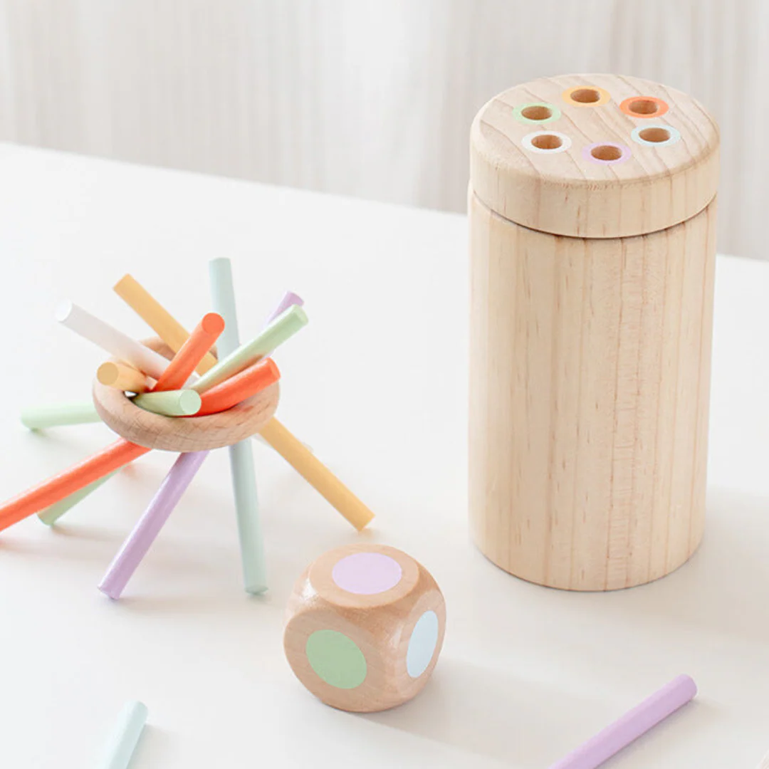 Montessori Color Wooden Stick Game - Image 7