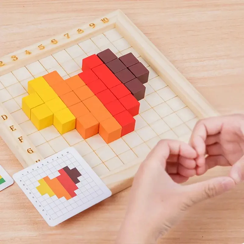 Montessori Colours and Numbers Learning Blocks - Image 3