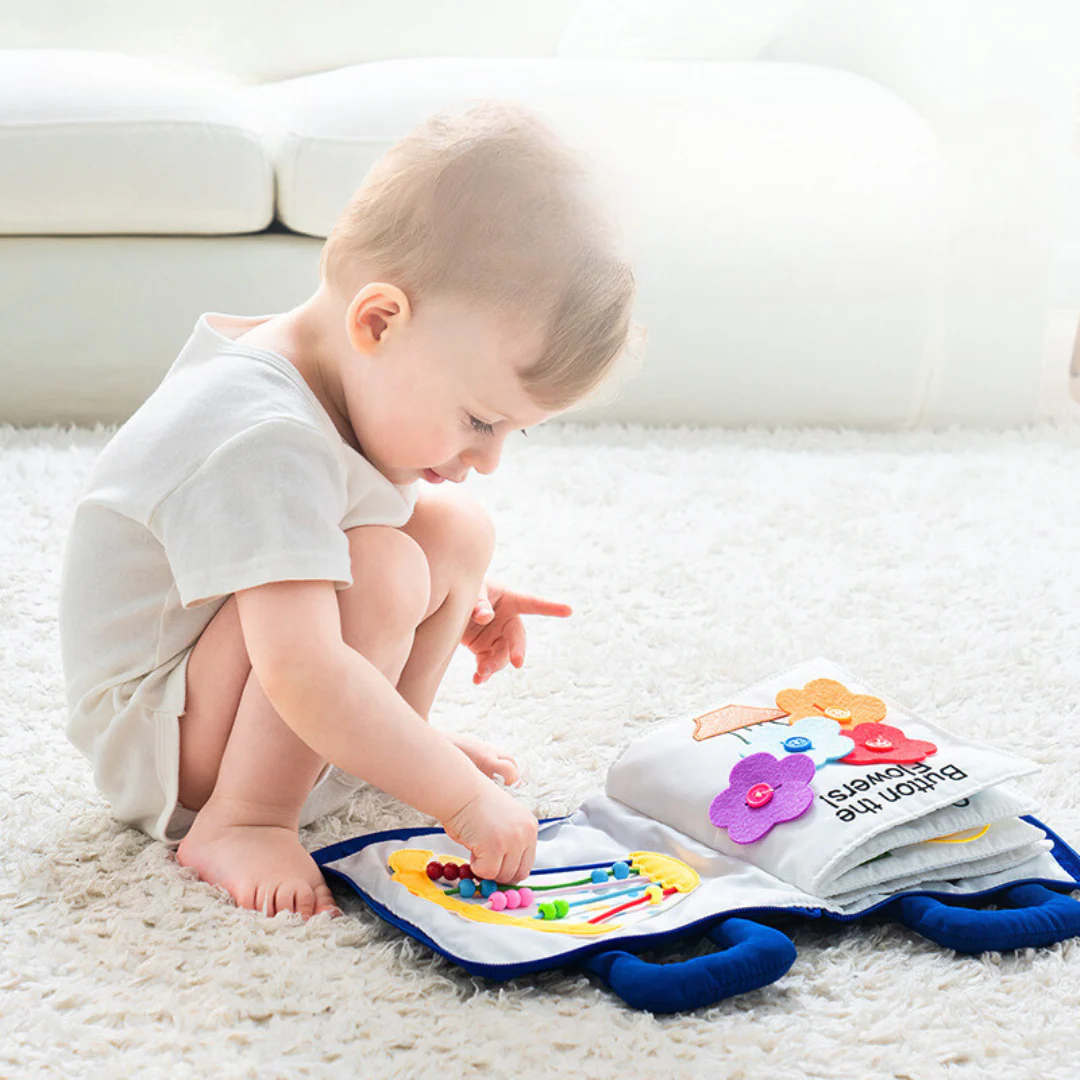 Montessori Fabric Activity and Learning Book - Image 2
